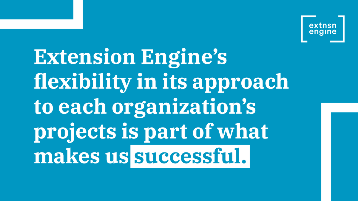 ExtensionEngine's tweet image. We can meet you where you are, bringing our unique tools to help build what you’re looking for to give your learners the best experience possible. Find out more here: blog.extensionengine.com/learning-exper…
#extensionengine #learning