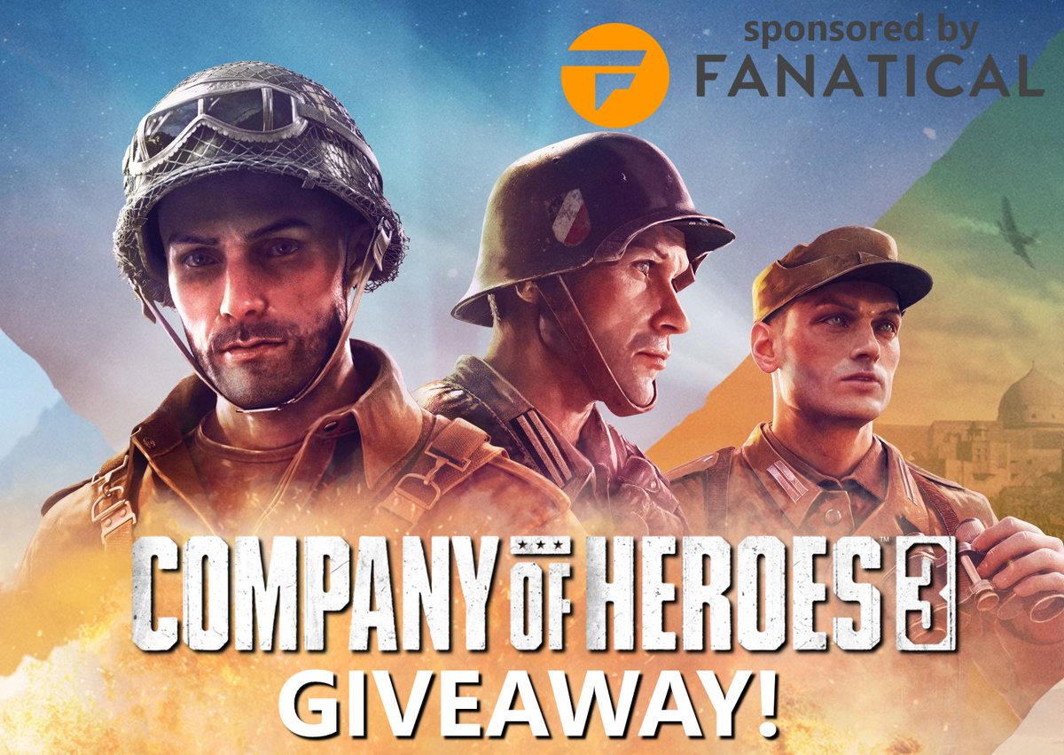 Help1ngHans's tweet photo. 🚨GIVEAWAY ANNOUCEMENT🚨

In partnership with @Fanatical they have kindly sent over 3x Company of Heroes 3 game keys to giveaway! 

Click the link below and make sure to retweet this to enter: 

https://t.co/cnD3sM2eE9

#CompanyofHeroes3 #COH3 https://t.co/fEMJCoho6b