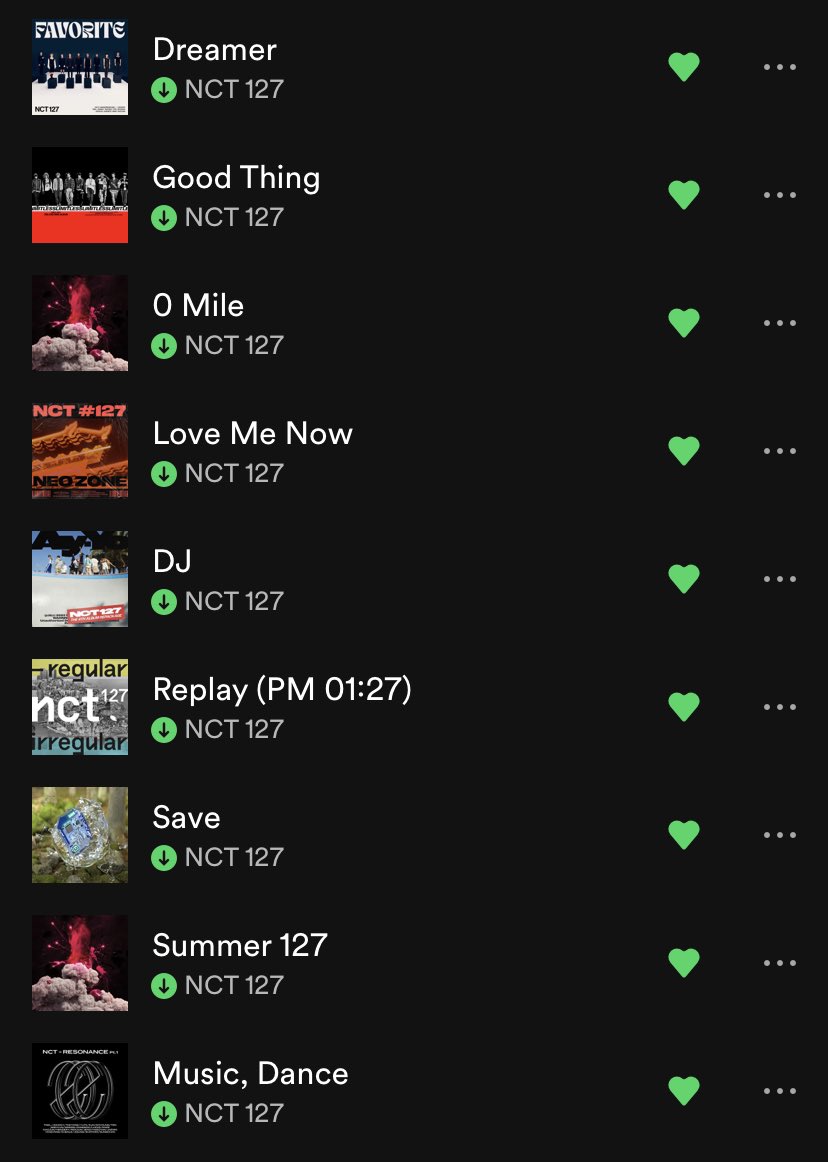 chirinhae's tweet photo. i like to call this rotation of nct 127 tracks my “white girl club dance” playlist https://t.co/ACaOP9EVwr