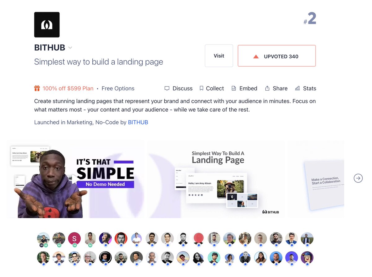 mo_zakarya_95's tweet photo. And now we're #2!!! C'mon let's do it 🚀🚀🚀

Support @the_bithub on @ProductHunt today: https://t.co/CrTWKWtbje

#producthunt #productlaunch #buildinpublic https://t.co/eLDhL1yO1r