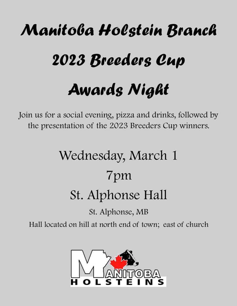 Tonight is the night we announce the winners of this year's Breeders Cup. We hope to see you there.