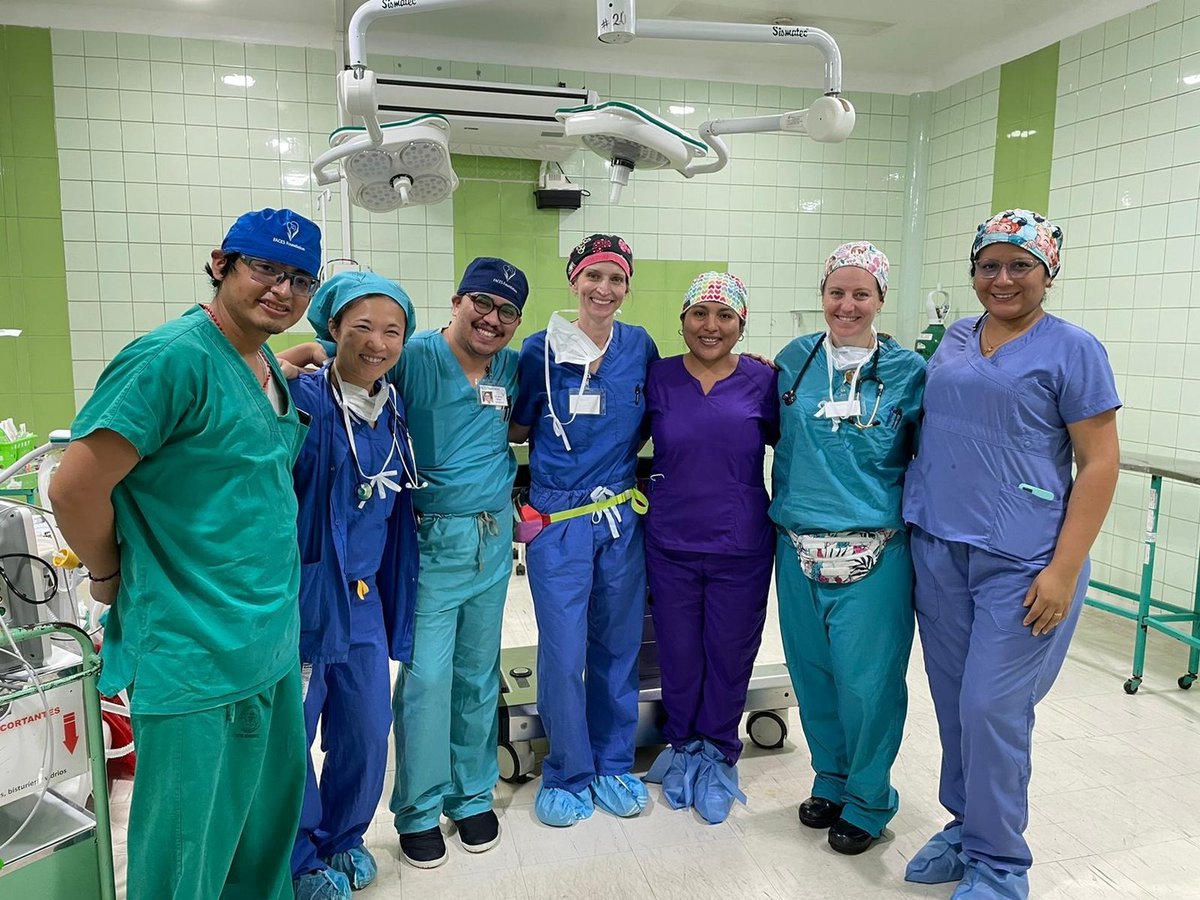 Dr. Reminiferous of @uwanesthpainmed traveled to Lambayeque, Peru with the FACES foundation to participate in a surgical mission campaign. With incredible teamwork, they completed 42 #CleftLip + #CleftPalate procedures over 6 days! Great work, Dr. Reminiferous and team! 👏