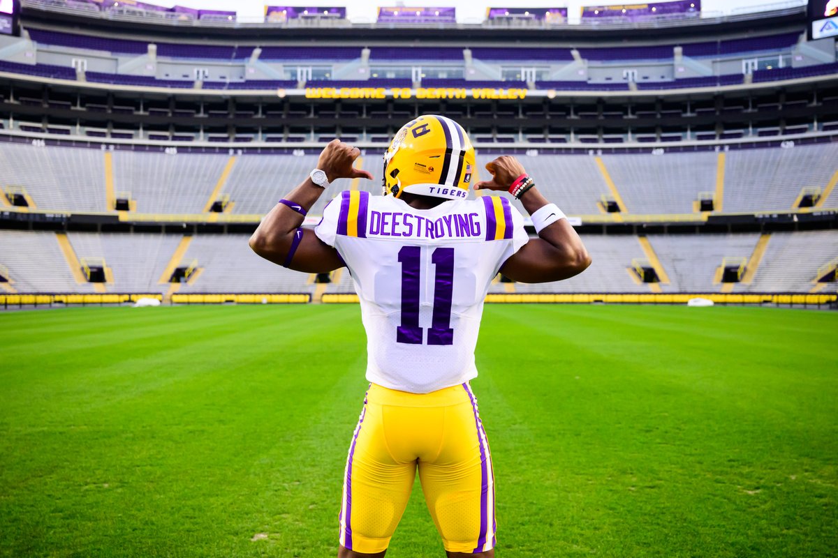 LSUfootball's tweet photo. The Path To The Boot | @Deestroying https://t.co/G1088Xn66c