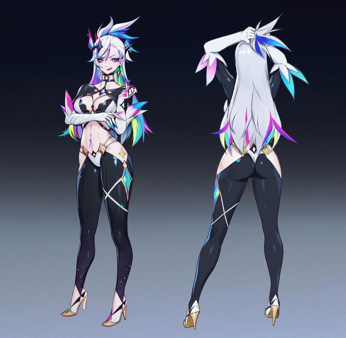 If Evelynn was in Star Guardian #LeagueOfLegends #LeagueOfLegendsFanArt who else should?