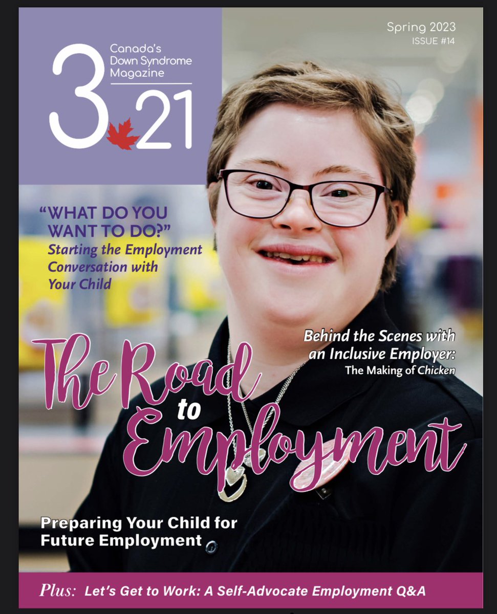 Thank you to 3.21: Canada’s Down Syndrome Magazine for doing a feature on the making of @chickenthefilm 
dsrf.org/wp-content/upl…