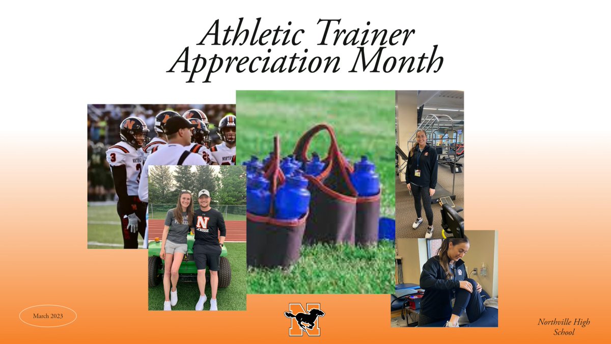 A big thank you to Cody and Julia for everything they do for our student-athletes!  March is athletic trainer appreciation month and they are two of the best in the business.  #ThankYou  #ATAppreciationMonth