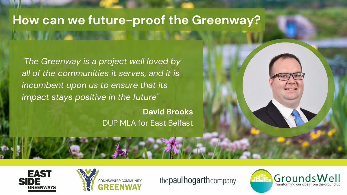 Good to see more support for the Greenway from local representatives in the area 🌳 Thanks @DavidBrooksMLA for stopping by ✨ #FutureProoftheGreenway