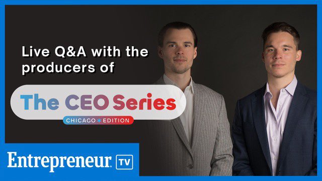 Tune in to a live Q&A with Christopher Salvi and William Salvi, where they will speak with Entrepreneur Media's Brad Gage about producing the series. Event will be livestreamed on LinkedIn, YouTube and Twitch on 3/7 at 1:30p ET. #media #videocontent #digitalseries
