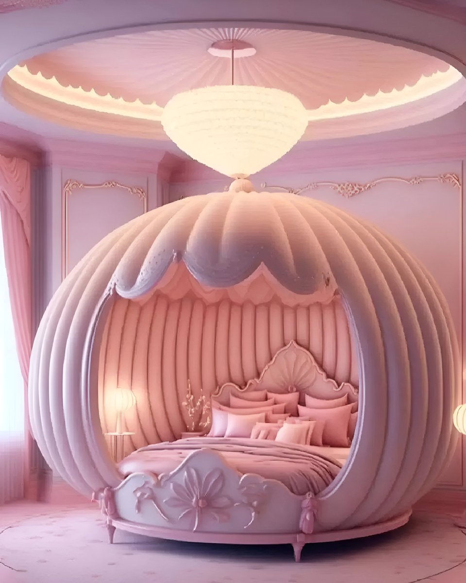 needle_things's tweet image. Would you sleep in this bedroom? 💗
