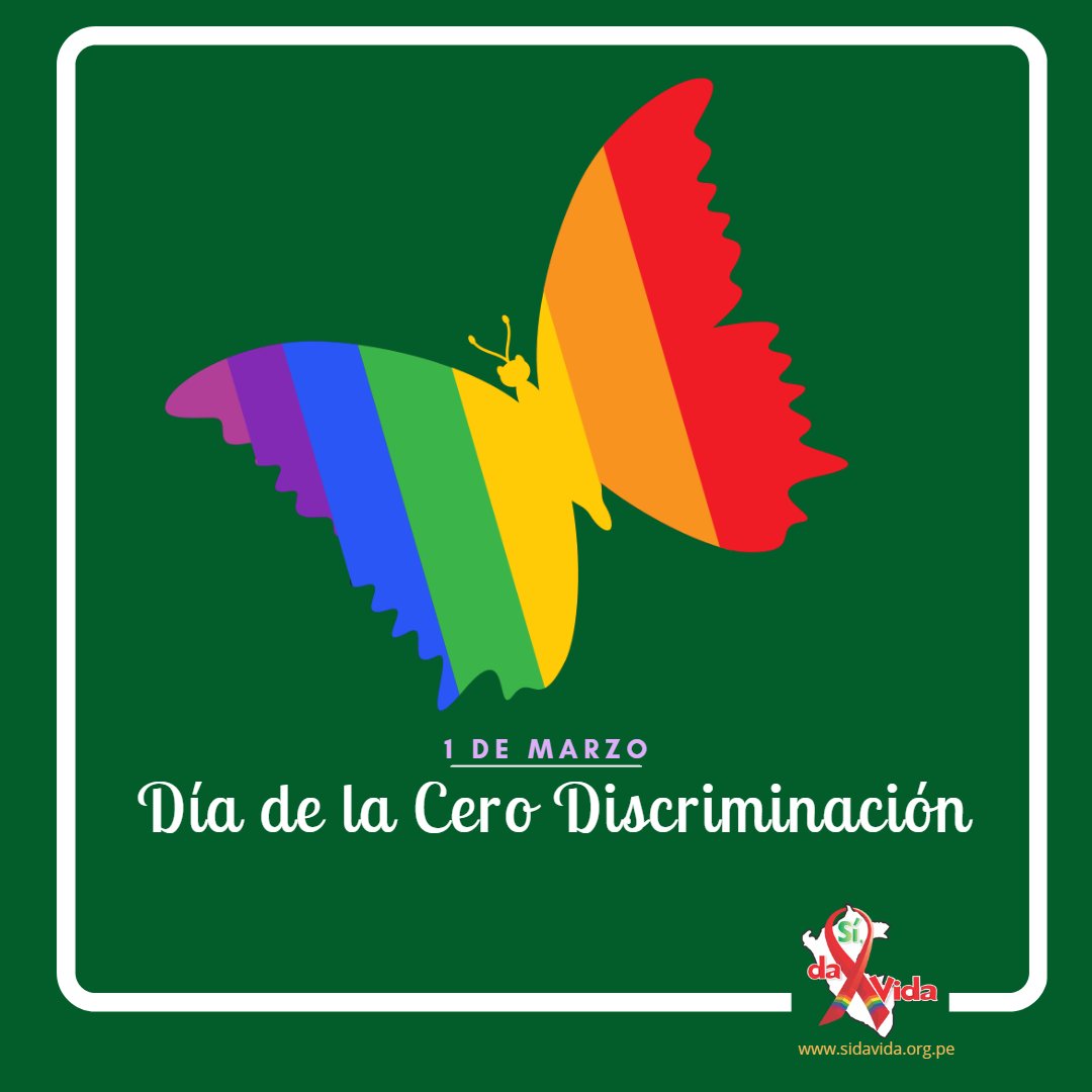 👉 El 1 de marzo, 'Día de la Cero Discriminación', celebramos el derecho de todas las personas a vivir una vida plena y productiva con dignidad. 🥰🎗 @OnusidaLatina @Minsa_Peru 
#CeroDiscriminación  #Salud #VIH #1deMarzo