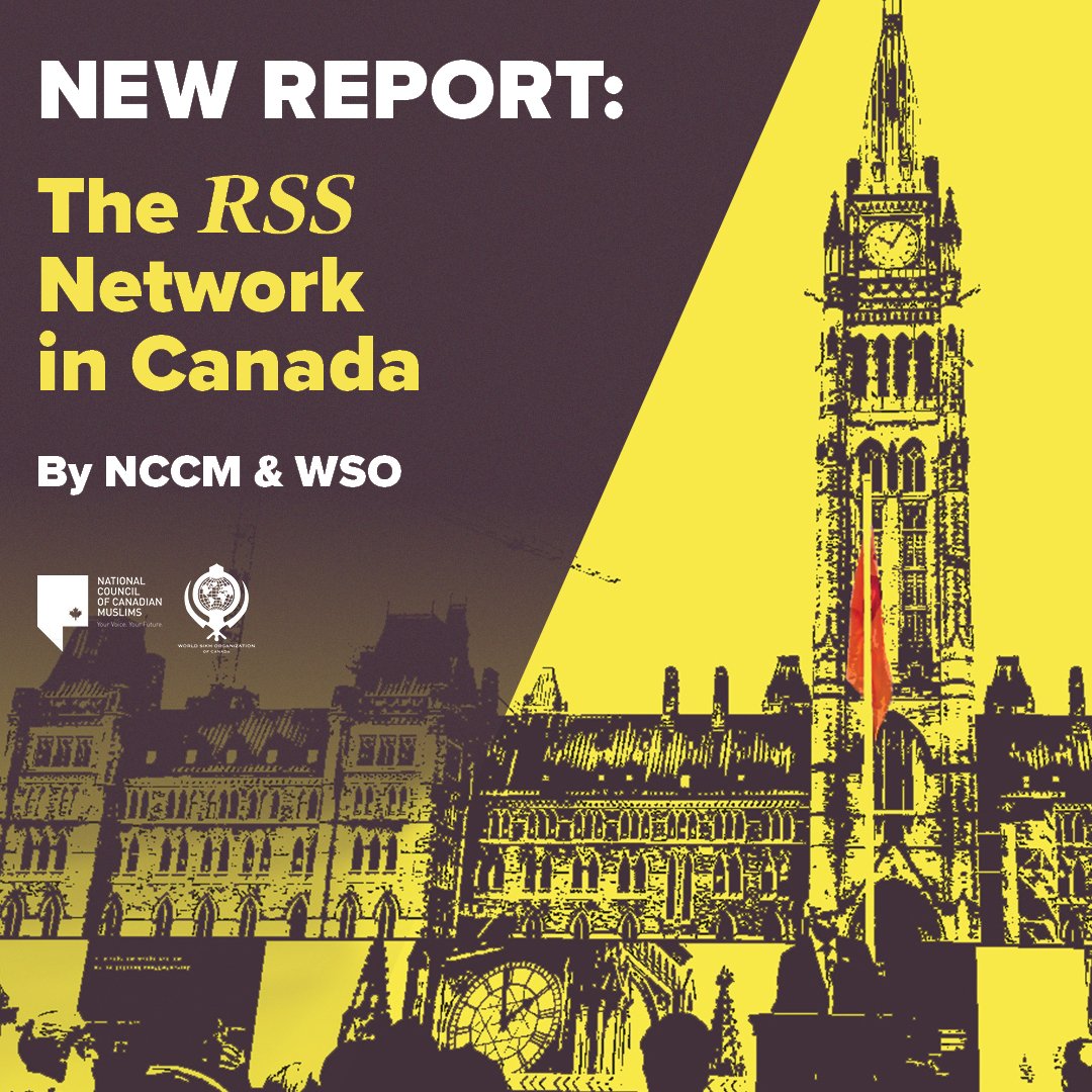 1/7. What is the RSS (Rashtriya Swayamsevak Sangh) in India?  
 
What does it have to do with #Canada &amp; #Islamophobia?  
 
Find out in NCCM and <a href="/WorldSikhOrg/">WSO</a>'s new report on the RSS and its influence as Canadian leaders head to India for the G20 Summit.  

nccm.ca/rss-in-canada/