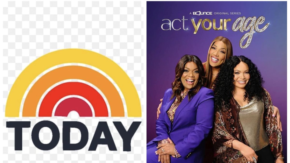 NYC!! We are having a ball!!Tomorrow!!! Catch us @yvettenicolebrown @tishacampbellmartin and myself tomorrow morning on the @todayshow promoting our new show #actyourage on @bouncetv