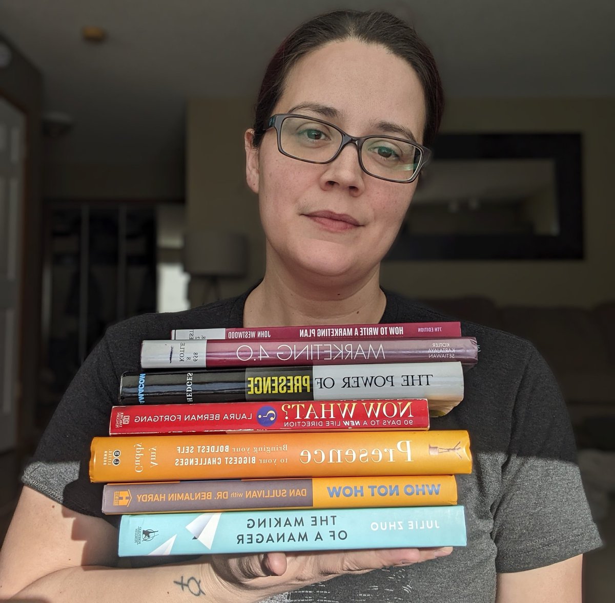 I am officially out on my own! 

I quit my corporate job to open my own business. My reading list has changed significantly for the time being... 

#entrepreneur #nonfiction #amreading #writersoftwitter