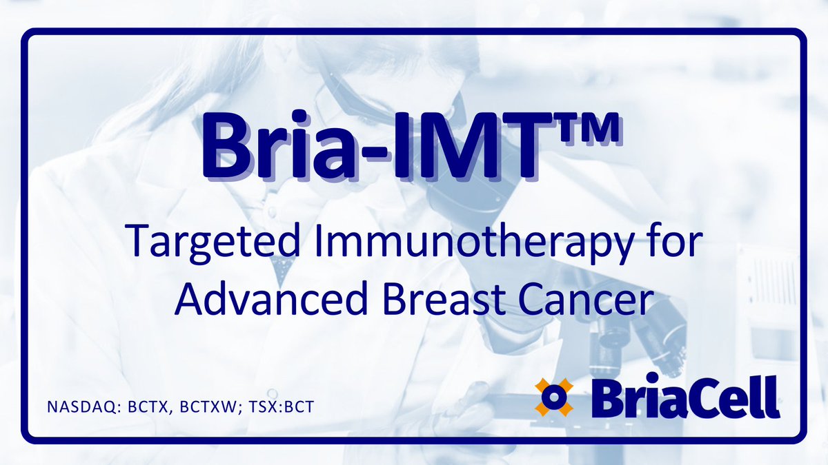 BriaCell Therapeutics Corp. tweet media