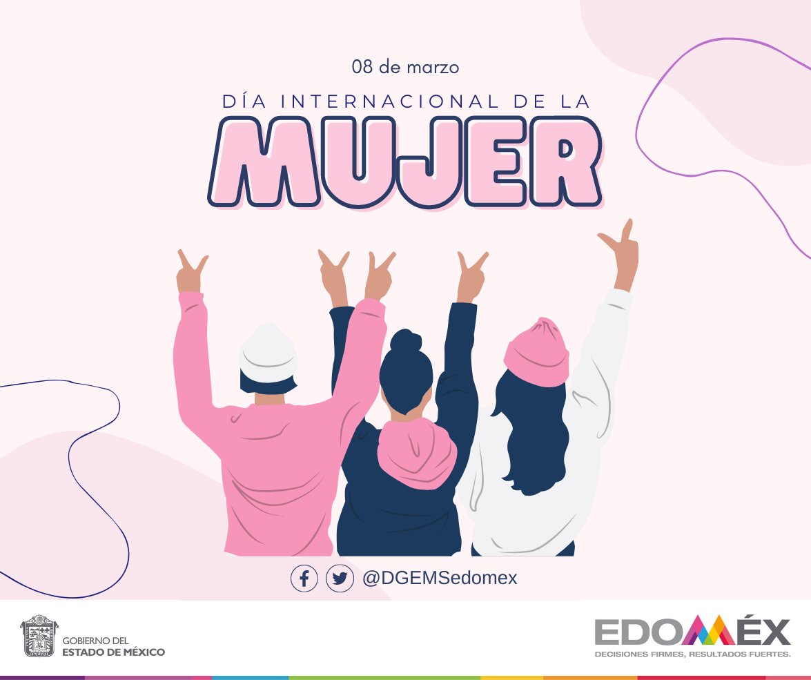DGEMSedomex's tweet photo. Este 8 de marzo se conmemora el Día de la Mujer para recordar la lucha por la igualdad, el reconocimiento y ejercicio efectivo de sus derechos. https://t.co/4p65rx5uNc