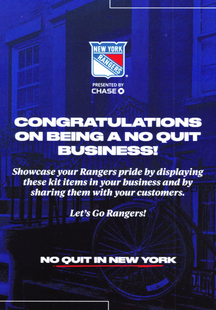 AutoTech_CP_NY's tweet image. We are Proud to have been chosen as a "No Quit in New York" small business by the New York Rangers! 

Stop by and grab some Ranger's Swag while available!

#NoQuitInNY #newyorkrangers #letsgorangers