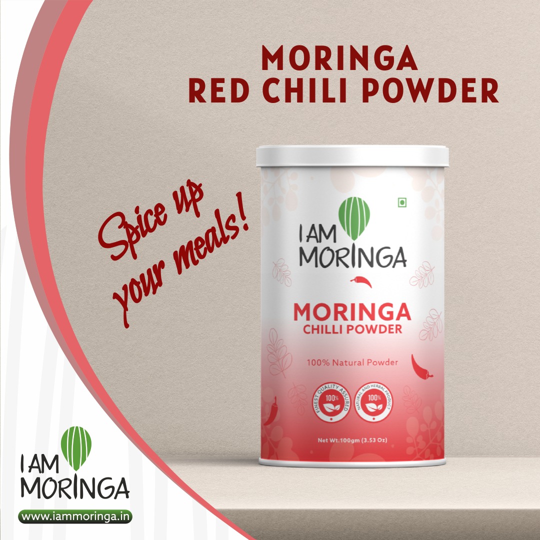 If you’re looking to spice up your dishes and add a nutritional boost, check out our Moringa Red Chili Powder. #iam_moringa #Moringa
 #foodsupplements #nourishingfoods #foodsupplement #dietarysupplement #nutritious #healthyalternative #healthandnutrition #healthbenefits