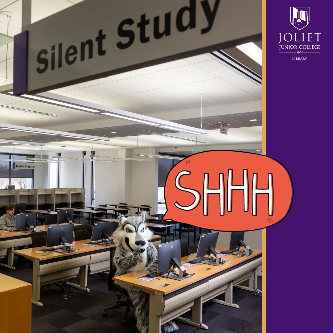 Midterms are here! Need a quiet place to study? #JJCLibrary has quiet and silent study areas. Study rooms are also available: library.jjc.edu/services/study…

#KeepCalm #Study #Quiet #LibraryServices #CollegeLibrary #AcademicLibrary