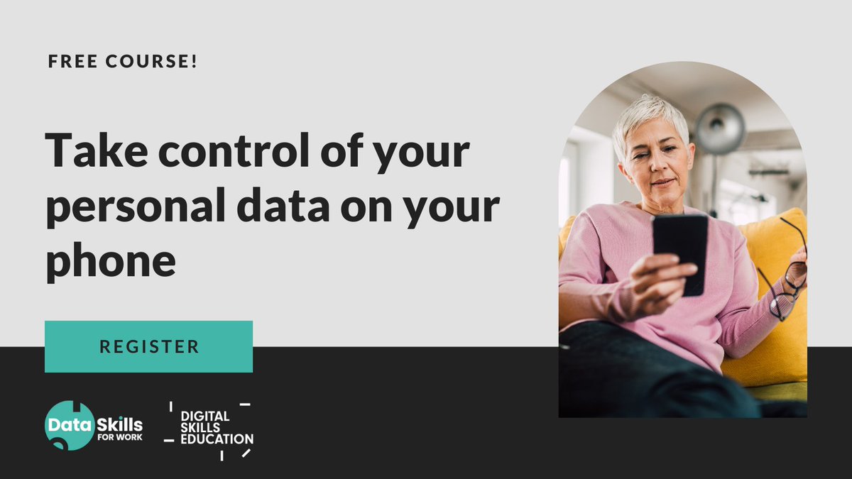 The Data Lab (@datalabscotland) on Twitter photo Have you let yourself install too many apps? Clicked “I agree” too many times? Have more digital accounts than you can count?
Register for this FREE course from <a href="/dataskillswork/">Data Skills for Work</a> & <a href="/DigiSkillsEd/">Digital Skills Education</a> 💻bit.ly/3y4lrXk
Just in time for @CyberScotlandWk 🔒! Have you let yourself install too many apps? Clicked “I agree” too many times? Have more digital accounts than you can count?
Register for this FREE course from <a href="/dataskillswork/">Data Skills for Work</a> & <a href="/DigiSkillsEd/">Digital Skills Education</a> 💻bit.ly/3y4lrXk
Just in time for @CyberScotlandWk 🔒!