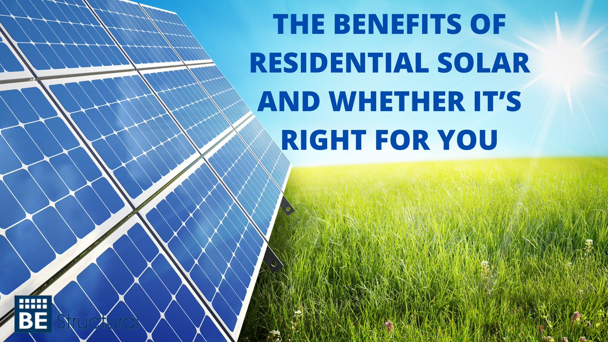 Let’s take a look at some of the biggest advantages to using solar power!
bestructural.com/the-benefits-o…
#bestructural #architizer #archdail #engineering #technology