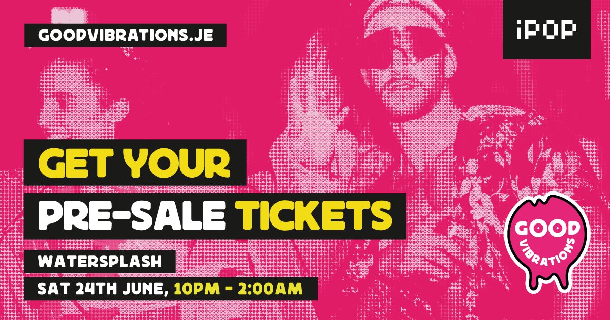 iPOP Digital (@ipopdigital) on Twitter photo Buzzin to be providing promo support, plus sponsoring our terrace cocktail shack for Good Vibrations Festival at <a href="/TheWatersplash/">Watersplash Jersey</a> on Sat 24th June 2023.
Grab yourself a spot for the return of the Islands favourite 80s Surf Festival ๐โโ๏ธ
BOSH ๐ goodvibrations.je
#jerseyci Buzzin to be providing promo support, plus sponsoring our terrace cocktail shack for Good Vibrations Festival at <a href="/TheWatersplash/">Watersplash Jersey</a> on Sat 24th June 2023.
Grab yourself a spot for the return of the Islands favourite 80s Surf Festival ๐โโ๏ธ
BOSH ๐ goodvibrations.je
#jerseyci
