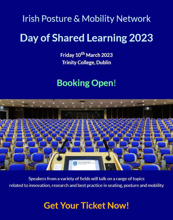 AOTInews's tweet photo. Paid Advert
IPMN Day of Shared Learning 2023 - 10th March.
TICKET DEADLINE: 2nd March. Info & Tickets: https://t.co/AqgW1iO3W1 #Wheelchair #SpecialSeating #PressureCare #Posture #Mobility #Gait #Falls #Advocacy #OT #Physio #Nursing #BiomedicalEngineering #IPMN #DOSL2023 https://t.co/Fc77Z4nIvO