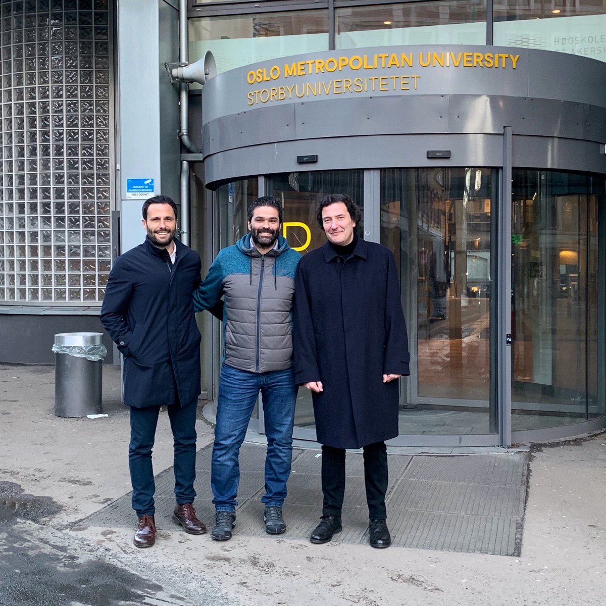 jorgeesparteiro's tweet photo. Na @OsloMet a revisitar velhos amigos, em representação do @ipvc_twit 🇳🇴 https://t.co/pOtiuQy3UY