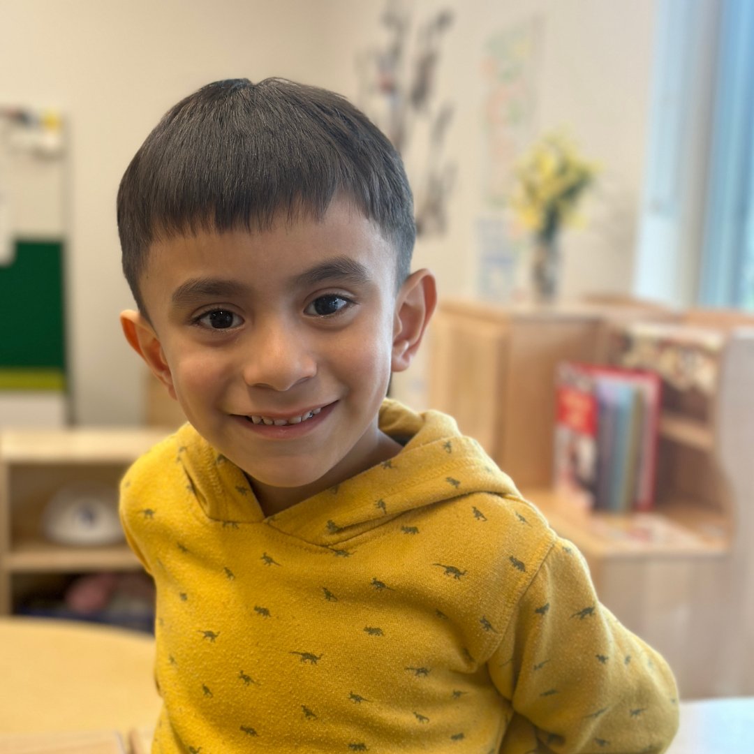Edwin Pratt preschooler Mateo Arevalo is #OurFutureFriday! Mateo is a kind, helpful, and welcoming friend who likes to play outside with his friends, play with blocks, draw, and make things for family and friends. Congratulations, Mateo! Your kindness will take you far!👏🤩
