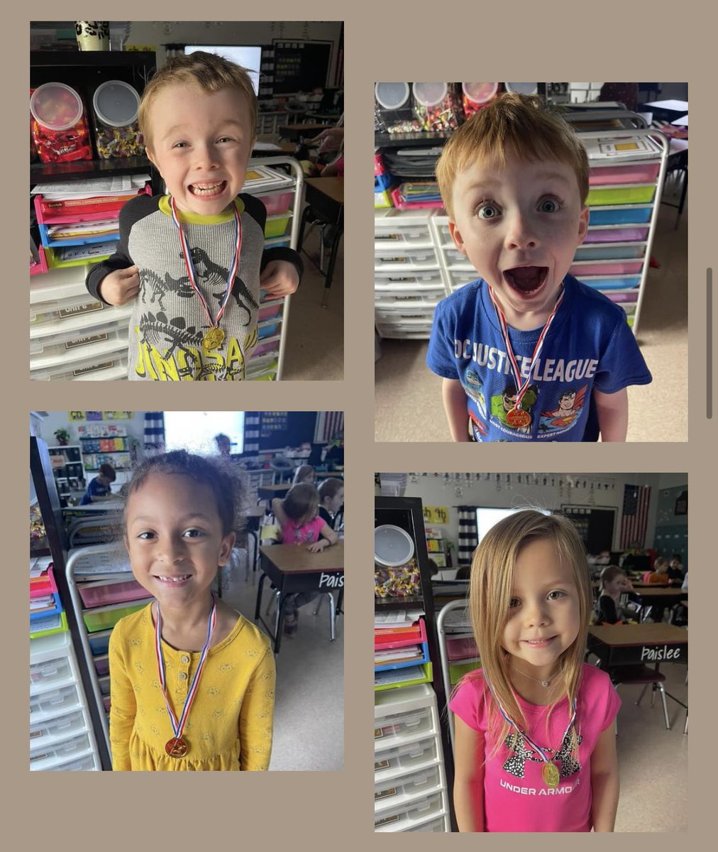 We have some excited kids and a proud teacher right here!! ❤️ It’s not even the end of third quarter and I have 4 more students who know all their Kindergarten sight words!! #pinkstonpals #iteachkinder #lincpride #goals #proudteacher #iteachtoo #sightwords