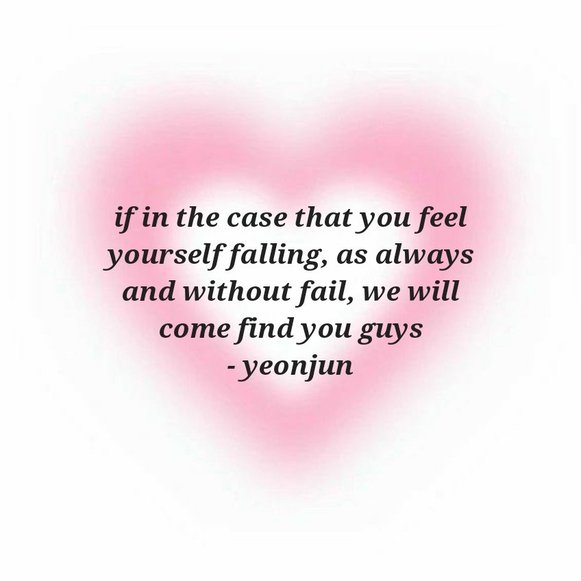 tyunnyangiez's tweet image. txt's healing words for moas - thread