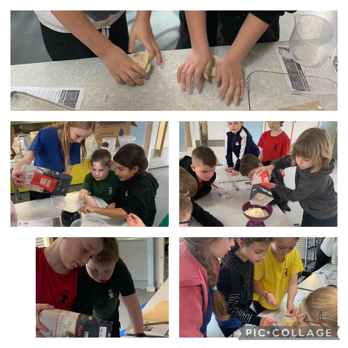 CCMPrimary's tweet image. Year 4 had a wonderful afternoon measuring, weighing, mixing and kneading in order to make Viking soda bread. We can’t wait to taste our bread tomorrow! #dtcooking #vikingbread 🍞 👩‍🍳 👨‍🍳 🥄