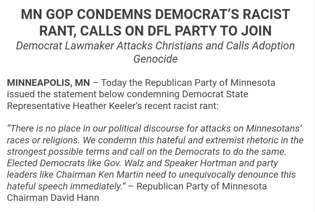 Republican Party of Minnesota tweet media