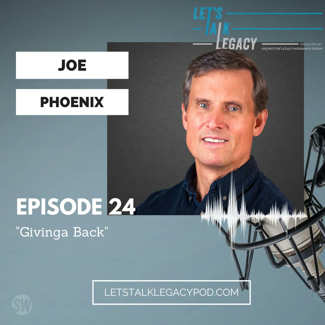 Be sure to check out the latest from our sister podcast, Let's Talk Legacy, w/ Joe Phoenix, the CEO of @Givingainc on philanthropy, the leadership value of being the dumbest person in the room, and creating 'legacy impact'.  @SWLegacyIns #legacy 

LISTEN: letstalklegacypod.com/episode/joepho…