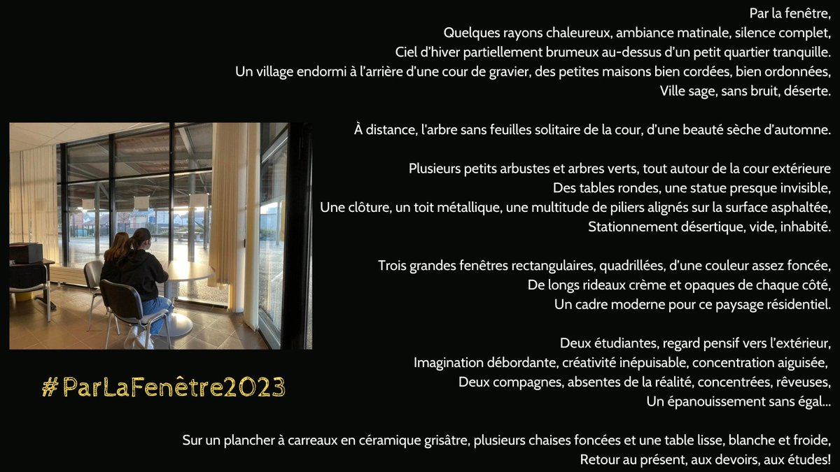 #Twoulipo #EQ38
#ParLaFenetre2023
<a href="/alaintwoulipo/">alaintwoulipo</a>
