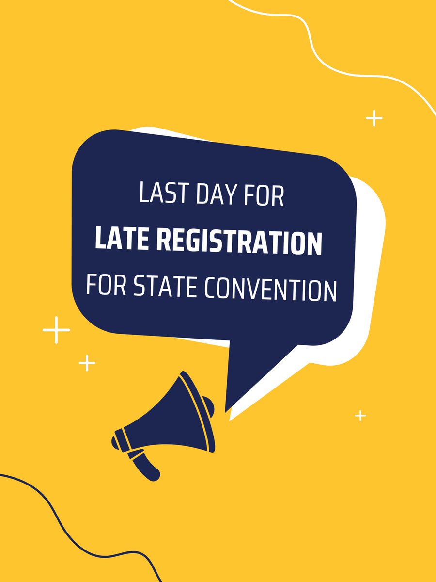 Times up! Today is the last day for late registration for the 2023 IASC State Convention. Did you sign up? We can’t wait to see you there!
#iasc #studentleaders #homegrownhoosiers
