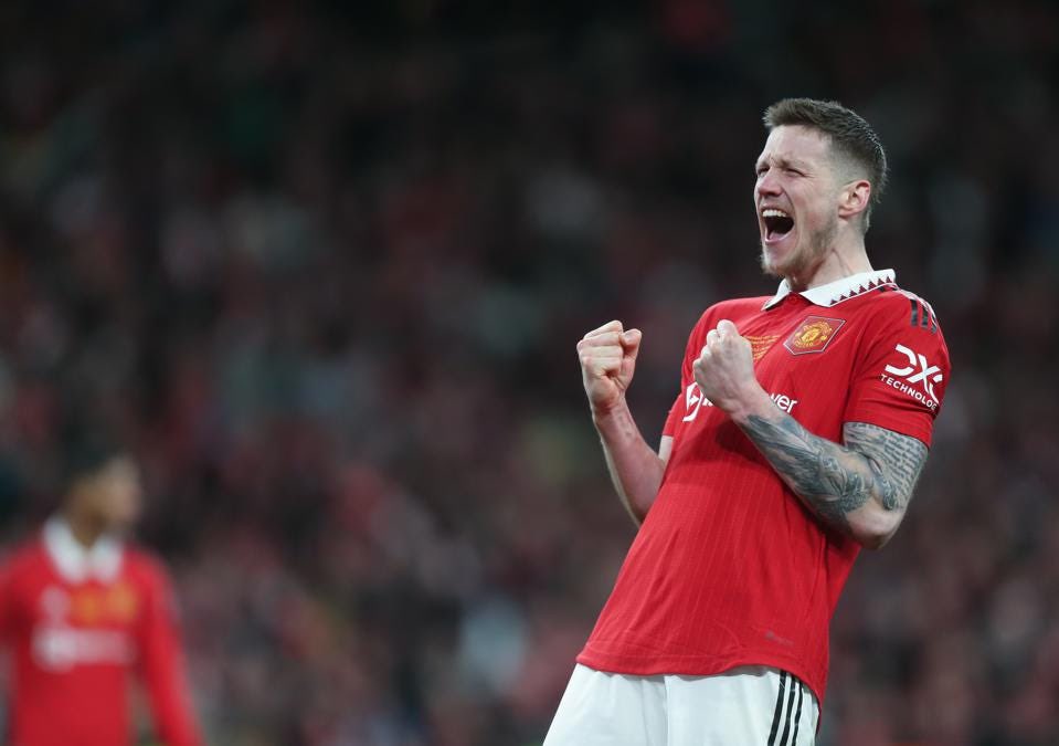 dudutari98's tweet image. Ten Hag on Wout Weghorst: “I think he was one of the best players on the pitch.” #pressingmachine #woutworkhouse #happysoul