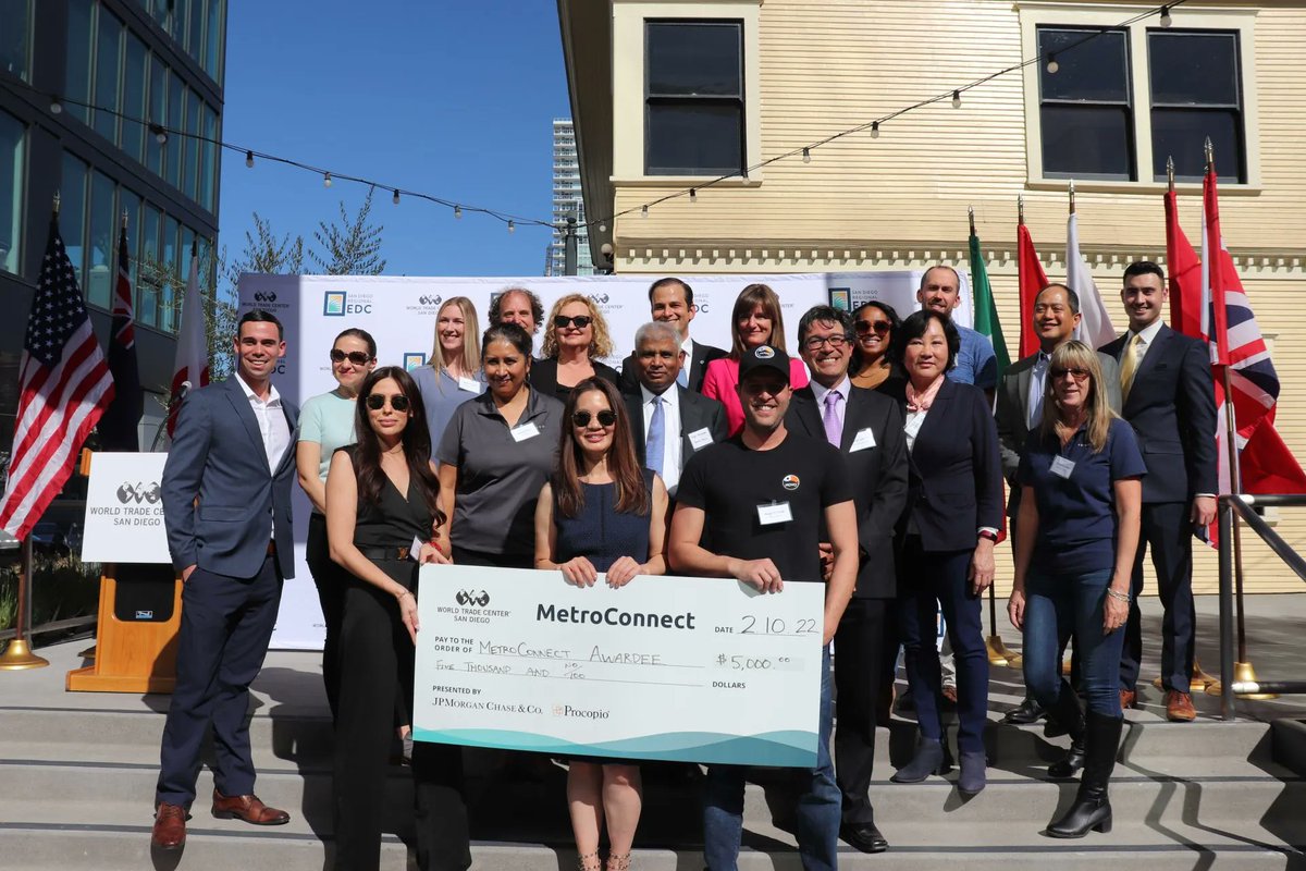 The @WTCSanDiego’s #MetroConnectSD program equips growing San Diego companies with the tools and partnerships they need to increase international sales. 

Apply by May 18 👇
bit.ly/3kyNevC