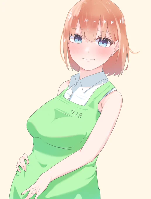 いってらっしゃい、風太郎  #五等分の花嫁 #中野四葉 #イラスト