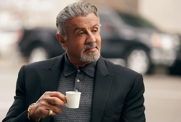 #sylvesterstallone ja ha arribat a les series! #tulsaking a veure com ho fa de mafios!