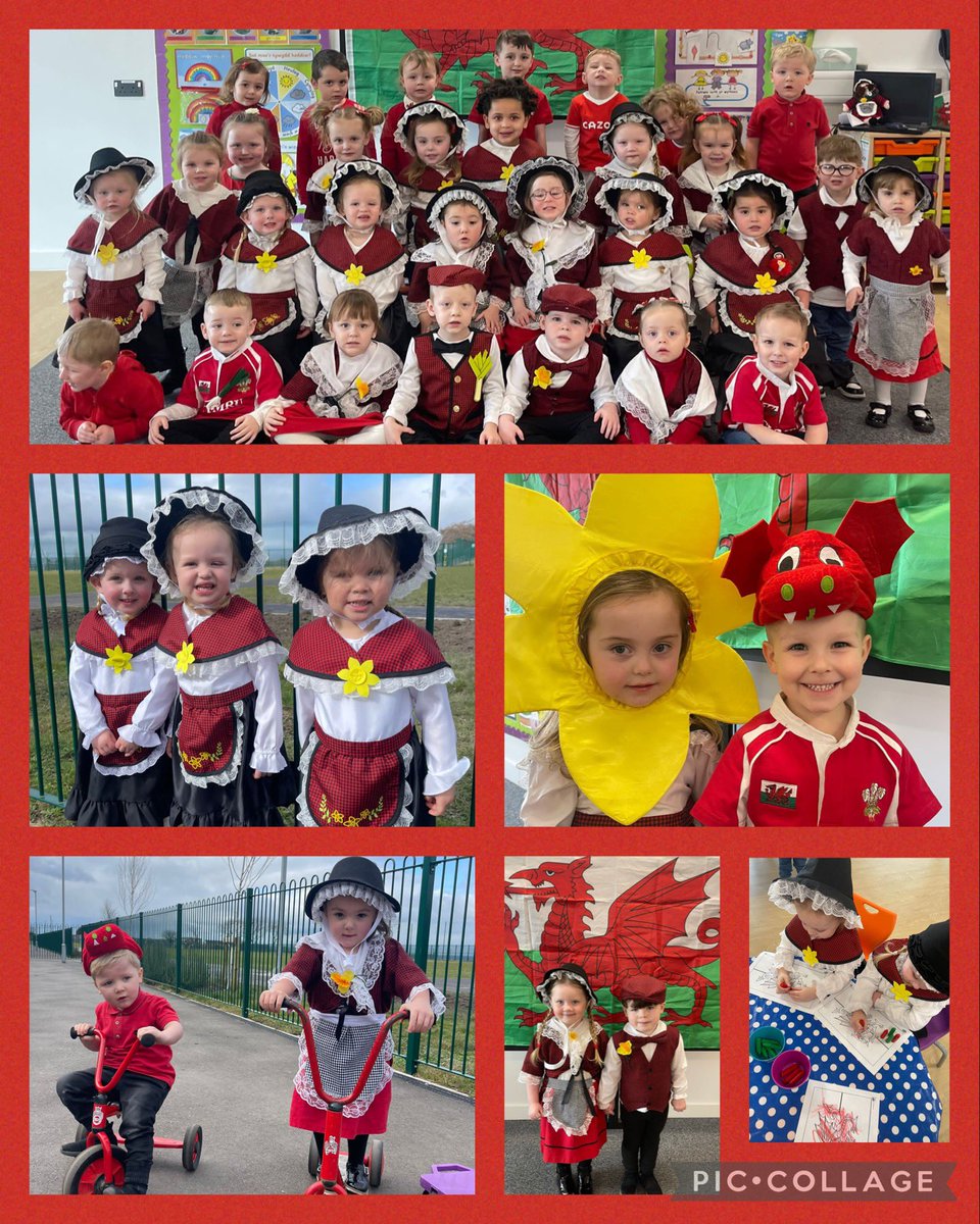 Tirdeunaw's tweet photo. Pawb wedi mwynhau! Dydd Gŵyl Dewi Hapus wrth y Meithrin 🏴󠁧󠁢󠁷󠁬󠁳󠁿
🎶Dyn da oedd Dewi 🎶 
#tirdeunaw #CC1 #meithrin #DyddGwylDewi https://t.co/Wpy8caSAIF