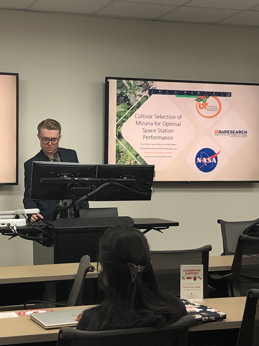 Ohio State Horticulture and Crop Science (@osu_hortcropsci) on Twitter photo It was a pleasure hosting graduate students, <a href="/MaureenKahiu/">Maureen Kahiu</a> and Ethan Darby from <a href="/UTPSGSA/">UT Plant Sciences GSA</a> today. Their seminars were interesting, informative, concise, and covered divot recovery of new turfgrasses,and cultivar selection for space station nutrition. #GradStudentExchange It was a pleasure hosting graduate students, <a href="/MaureenKahiu/">Maureen Kahiu</a> and Ethan Darby from <a href="/UTPSGSA/">UT Plant Sciences GSA</a> today. Their seminars were interesting, informative, concise, and covered divot recovery of new turfgrasses,and cultivar selection for space station nutrition. #GradStudentExchange