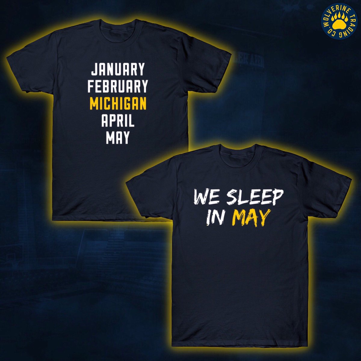 Happy March everyone! Gear up to cheer on the Men’s and Women’s team this post season! Link in bio! #GoBlue #MichiganBasketball