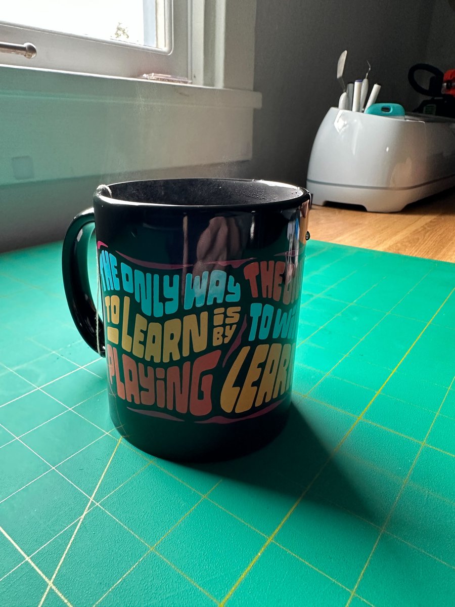 got my new favorite mug from @dropout. dang Game Changer is so good