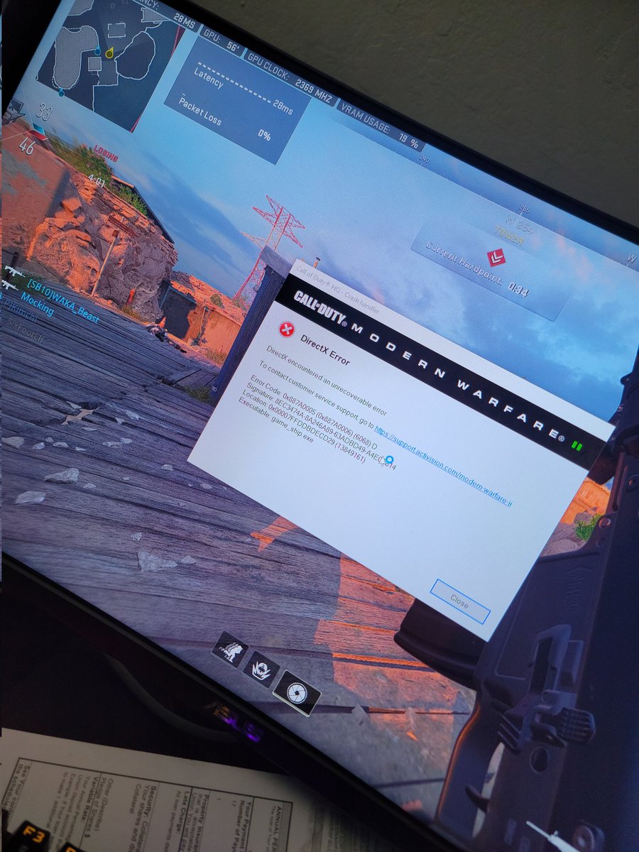 elf_six's tweet photo. @Activision thanks again, first game and I'm getting a penalty on ranked.. great job guys :) https://t.co/qPYLHbXs7f