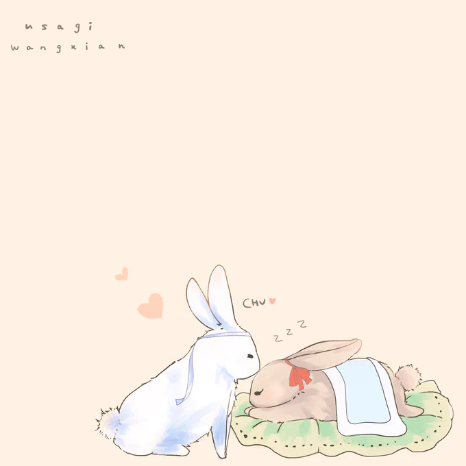 うさぎわんしぇんおふとんとはすの葉っぱくっしょん 