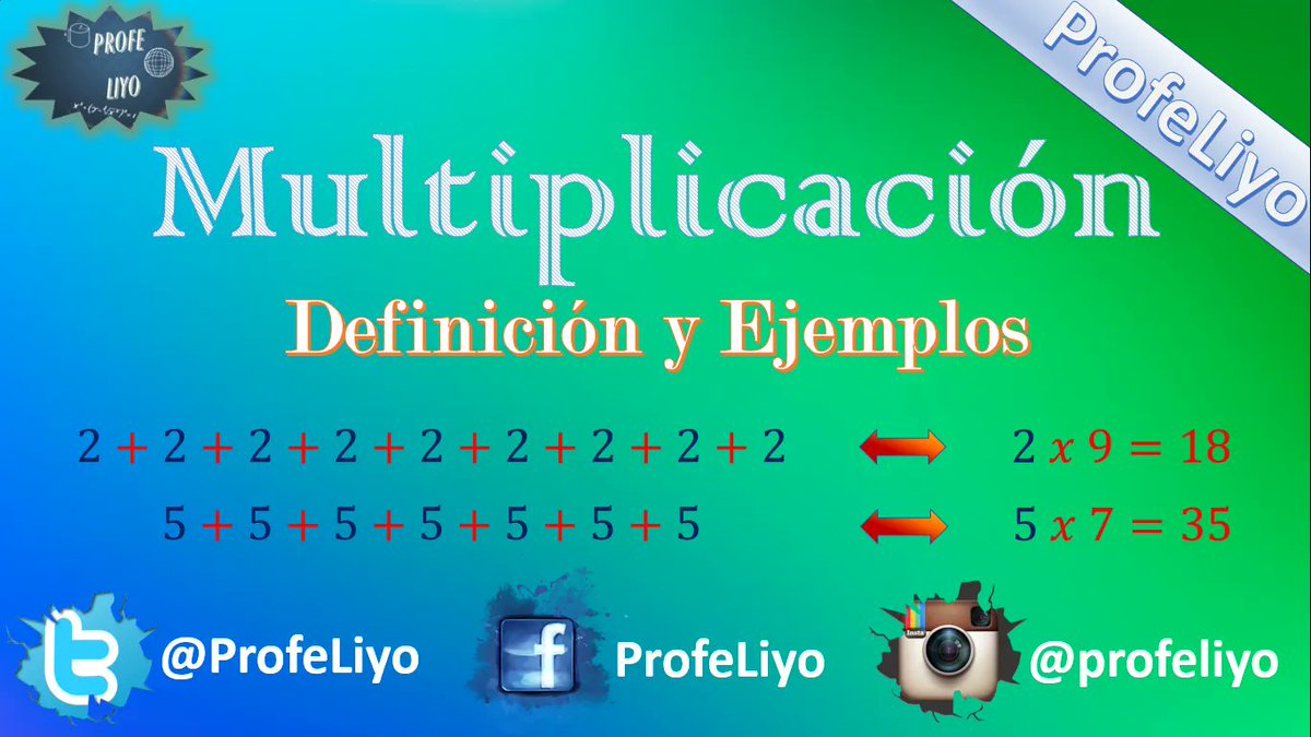 ProfeLiyo's tweet photo. ⚠️ De esta forma nace el concepto de multiplicación, 🎓 te muestro su definición y unos ejemplos. 🔥

https://t.co/FG3j5tIZxo

#Multiplicacion #multiplicaciones #aritmetik #matematicas #matematik https://t.co/KNRGDN5h2B
