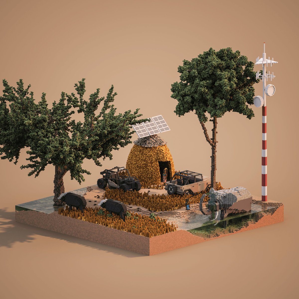 Congrats to <a href="/VilleVoxel/">Voxel Ville</a> for revealing the latest collection! I love the unique art and the many details. ✨

I've been collecting these plots for a while now, and it's a lot of fun! Can't wait to see more with the <a href="/pixels_online/">Pixels</a> collab. 👀

#NFTs #NFTcommunity #VoxelVille