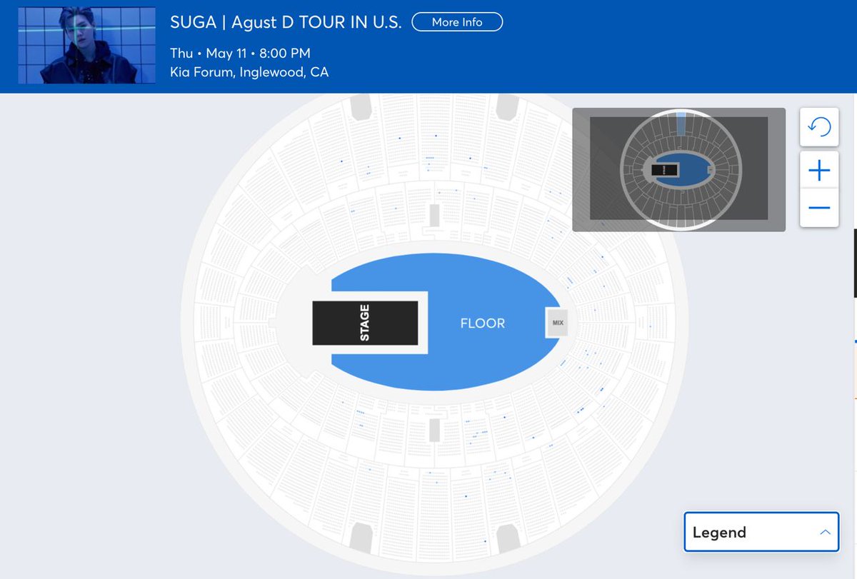 BTSMerchUpdates's tweet photo. Suga | Agust D Tour

Kia Forum at 20 min after tickets went on sale https://t.co/TD8O2nYwBs