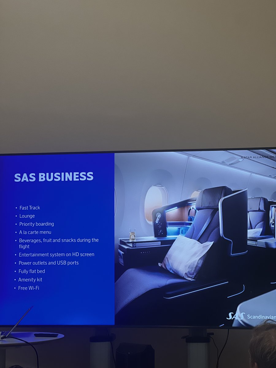 SACCSFSV's tweet image. SACC SF was thrilled to welcome @SAS at @innorhouse last week to present the airline's new fleet, new cabins, its routes in North America and the airline's renewed efforts to achieve a more sustainable flying experience!
