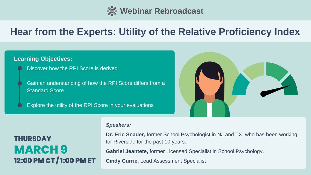 1BillionLives's tweet photo. Going beyond the standard score, the Relative Proficiency Index reveals a student’s skill proficiency. This score provides a different lens that can deepen or reinforce your understanding of a child. 

Register here: https://t.co/iJ6NZr4NAb 

#WJIV #schoolpsych #RPI #edpsych https://t.co/I6r0zbWWyc